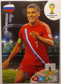 Panini FIFA WC Brazil 2014 Adrenalyn XL - Igor Denisov - Rusko