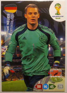 Panini FIFA WC Brazil 2014 Adrenalyn XL - Manuel Neuer - Německo