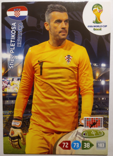 Panini FIFA WC Brazil 2014 Adrenalyn XL - Stipe Pletikosa - Chorvatsko