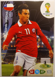 Panini FIFA WC Brazil 2014 Adrenalyn XL - Eduardo Vargas - Chile