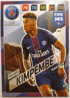 Panini Adrenalyn XL FIFA 365 17/18 - Presnel Kimpembe - PSG