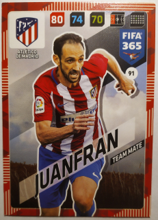 Panini Adrenalyn XL FIFA 365 17/18 - Juanfran - Atlétiko Madrid