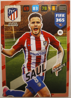 Panini Adrenalyn XL FIFA 365 17/18 - Saúl - Atlétiko Madrid