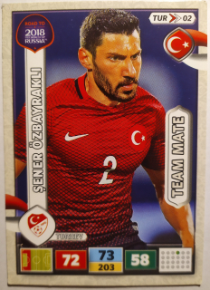Panini Road to WC 2018 Adrenalyn XL - Sener Özbayrakli - Turecko