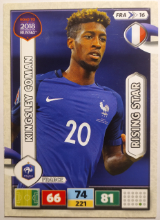 Panini Road to WC 2018 Adrenalyn XL - Kingsley Coman - Francie