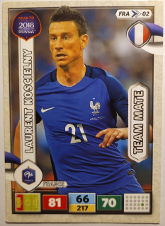 Panini Road to WC 2018 Adrenalyn XL - Laurent Koscielny - Francie