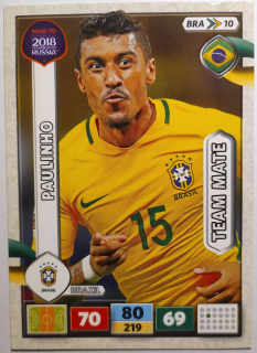 Panini Road to WC 2018 Adrenalyn XL - Paulinho - Brazílie