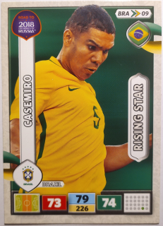 Panini Road to WC 2018 Adrenalyn XL - Casemiro - Brazílie