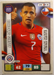 Panini Road to WC 2018 Adrenalyn XL - Alexis Sanchez - Chile