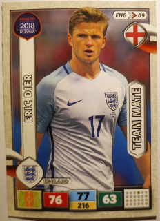Panini Road to WC 2018 Adrenalyn XL - Eric Dier - Anglie