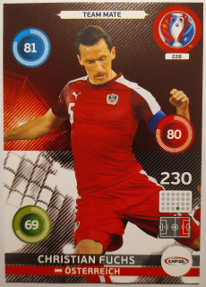 Panini Euro 2016 Adrenalyn XL - Christian Fuchs - Rakousko