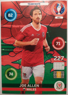 Panini Euro 2016 Adrenalyn XL - Joe Allen - Wales