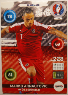 Panini Euro 2016 Adrenalyn XL - Marko Arnautovic - Rakousko