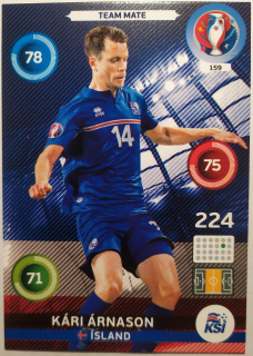 Panini Euro 2016 Adrenalyn XL - Kari Arnason - Island