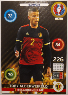 Panini Euro 2016 Adrenalyn XL - Toby Alderweireld - Belgie