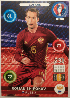 Panini Euro 2016 Adrenalyn XL - Roman Shirokov - Rusko