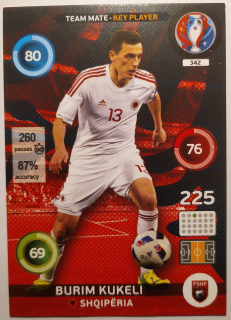 Panini Euro 2016 Adrenalyn XL - Burim Kukeli - Albánie