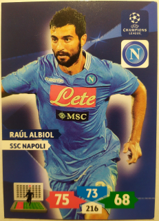 Panini UEFA Champions League 13/14 Adrenalyn XL - Raul Albiol - Neapol