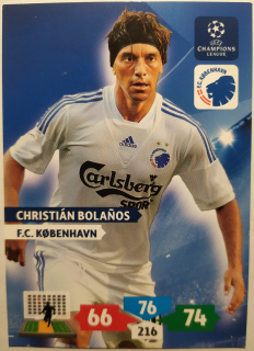 Panini UEFA Champions League 13/14 Adrenalyn XL - Christian Bolanos - Kodaň
