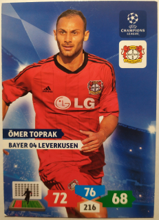 Panini UEFA Champions League 13/14 Adrenalyn XL - Omer Toprak - Leverkusen