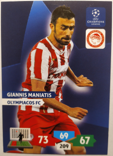 Panini UEFA Champions League 13/14 Adrenalyn XL - Giannis Maniatis - Olympiakos