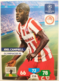 Panini UEFA Champions League 13/14 Adrenalyn XL - Joel Campbell - Olympiakos
