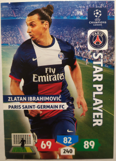 Panini UEFA Champions League 13/14 Adrenalyn XL - Zlatan Ibrahimovic - PSG