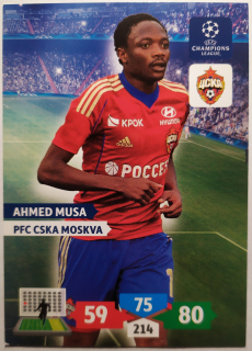 Panini UEFA Champions League 13/14 Adrenalyn XL - Ahmed Musa - CSKA Moskva