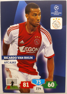 Panini UEFA Champions League 13/14 Adrenalyn XL - Ricardo van Rhijn - Ajax