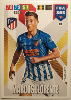 Panini Adrenalyn XL FIFA 365 19/20 - Marcos Llorente - Atlétiko Madrid