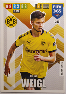 Panini Adrenalyn XL FIFA 365 19/20 - Julian Weigl - Borussia Dortmund