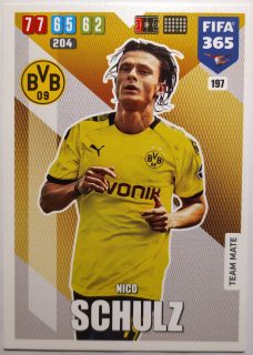 Panini Adrenalyn XL FIFA 365 19/20 - Nico Schulz - Borussia Dortmund