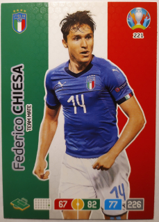 Panini UEFA Euro 2020 Adrenalyn XL Preview - Federico Chiesa - Itálie