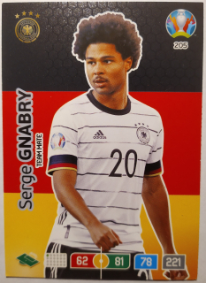 Panini UEFA Euro 2020 Adrenalyn XL Preview - Serge Gnabry - Německo