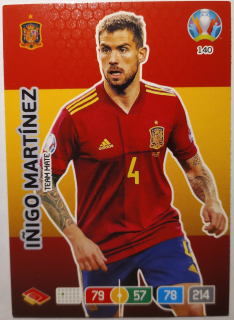 Panini UEFA Euro 2020 Adrenalyn XL Preview - Inigo Martinez - Španělsko