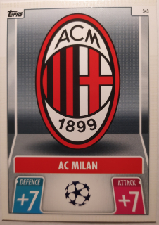 Topps Match Attax Champions & Europa League 21/22 - AC Milán