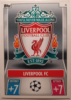 Topps Match Attax Champions & Europa League 21/22 - Liverpool