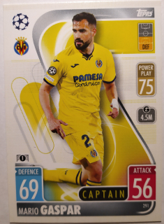 Topps Match Attax Champions & Europa League 21/22 - Mario Gaspar - Villarreal