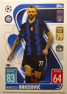 Topps Match Attax Champions & Europa League 21/22 - Marcelo Brozovic - Inter Milán