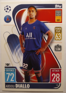 Topps Match Attax Champions & Europa League 21/22 - Abdou Diallo - PSG
