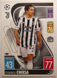 Topps Match Attax Champions & Europa League 21/22 - Federico Chiesa - Juventus