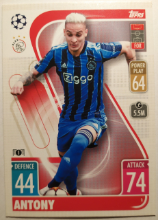 Topps Match Attax Champions & Europa League 21/22 - Antony - Ajax