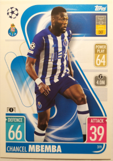 Topps Match Attax Champions & Europa League 21/22 - Chancel Mbemba - Porto