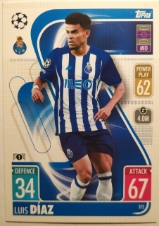Topps Match Attax Champions & Europa League 21/22 - Luis Diaz - Porto