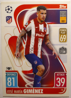Topps Match Attax Champions & Europa League 21/22 - Jose Maria Gimenez - Atlétiko Madrid