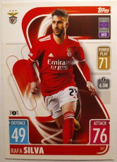Topps Match Attax Champions & Europa League 21/22 - Rafa Silva - Benfika Lisabon