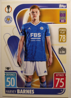 Topps Match Attax Champions & Europa League 21/22 - Harvey Barnes - Leicester City