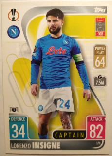 Topps Match Attax Champions & Europa League 21/22 - Lorenzo Insigne - Neapol