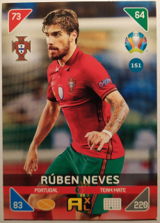 Panini UEFA Euro 2020 Adrenalyn XL Kick Off - Portugalsko - Rúben Neves