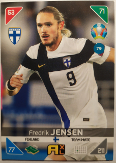 Panini UEFA Euro 2020 Adrenalyn XL Kick Off - Finsko - Fredrik Jensen